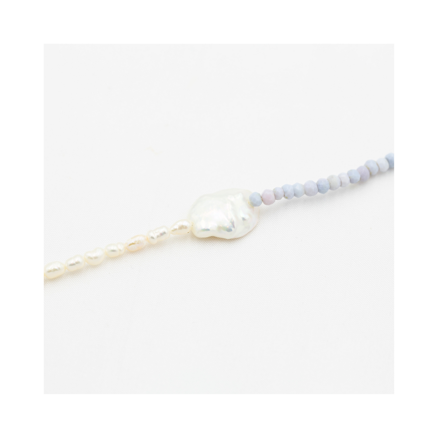 Lilac Opal Duo Necklace