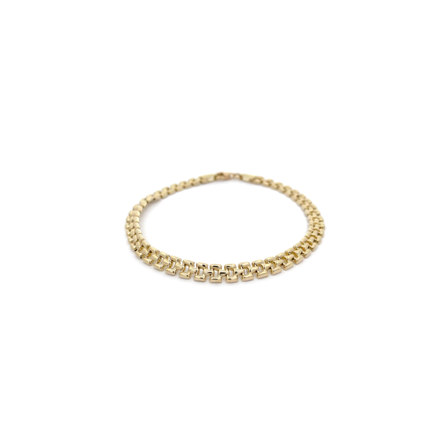 9ct Yellow Gold Deco Link Bracelet