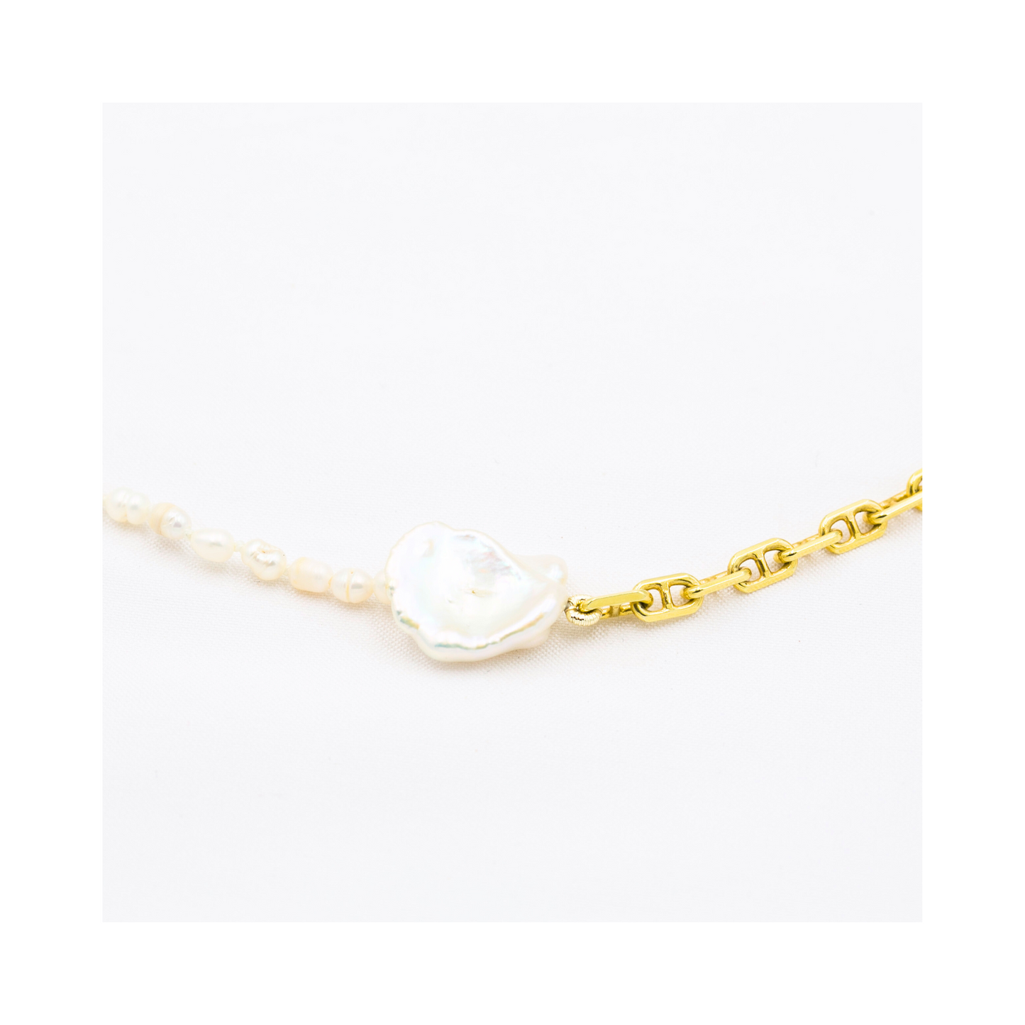 Seed and Keshi Combo Necklace Pania Fine Jewellery 