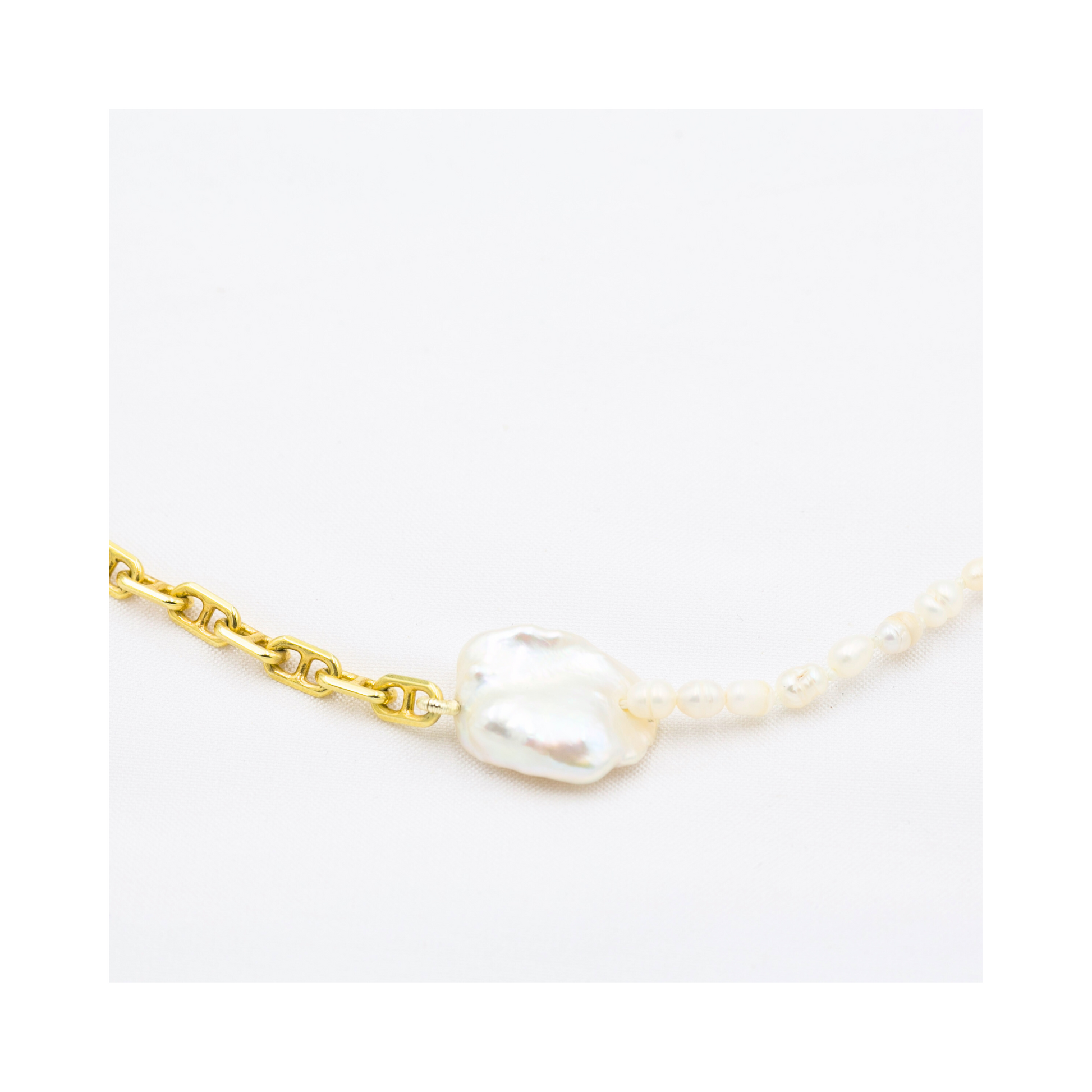 Seed and Keshi Combo Necklace Pania Fine Jewellery 