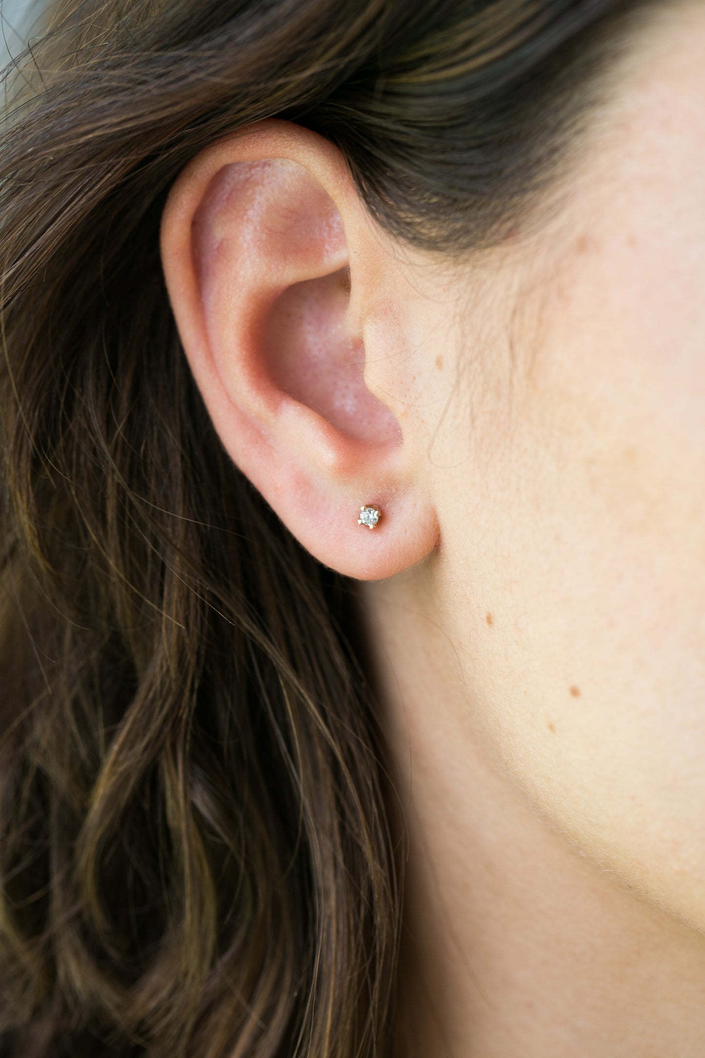 9ct Gold Diamond Studs