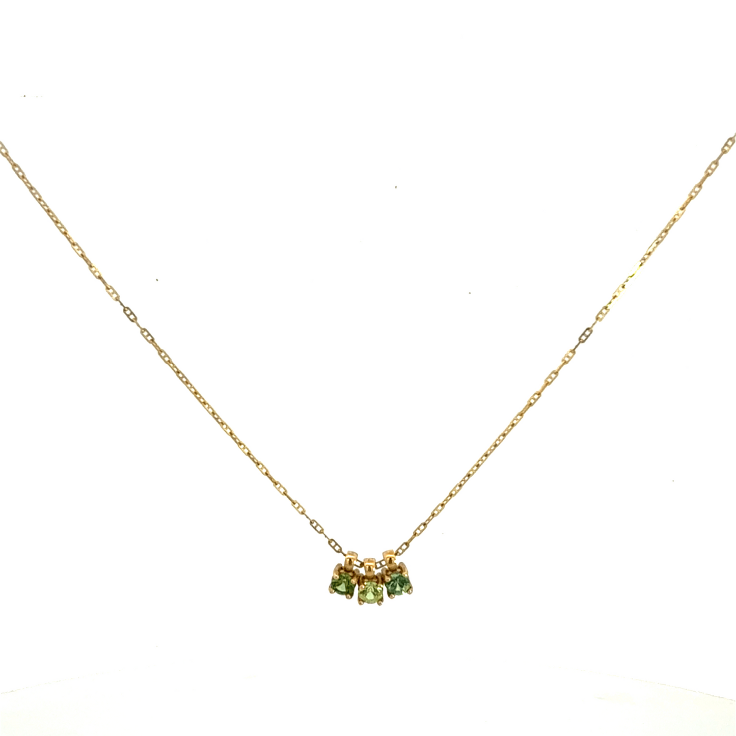 Teal Sapphire Necklace Australian Handcrafted Pania Fine Jewellery 