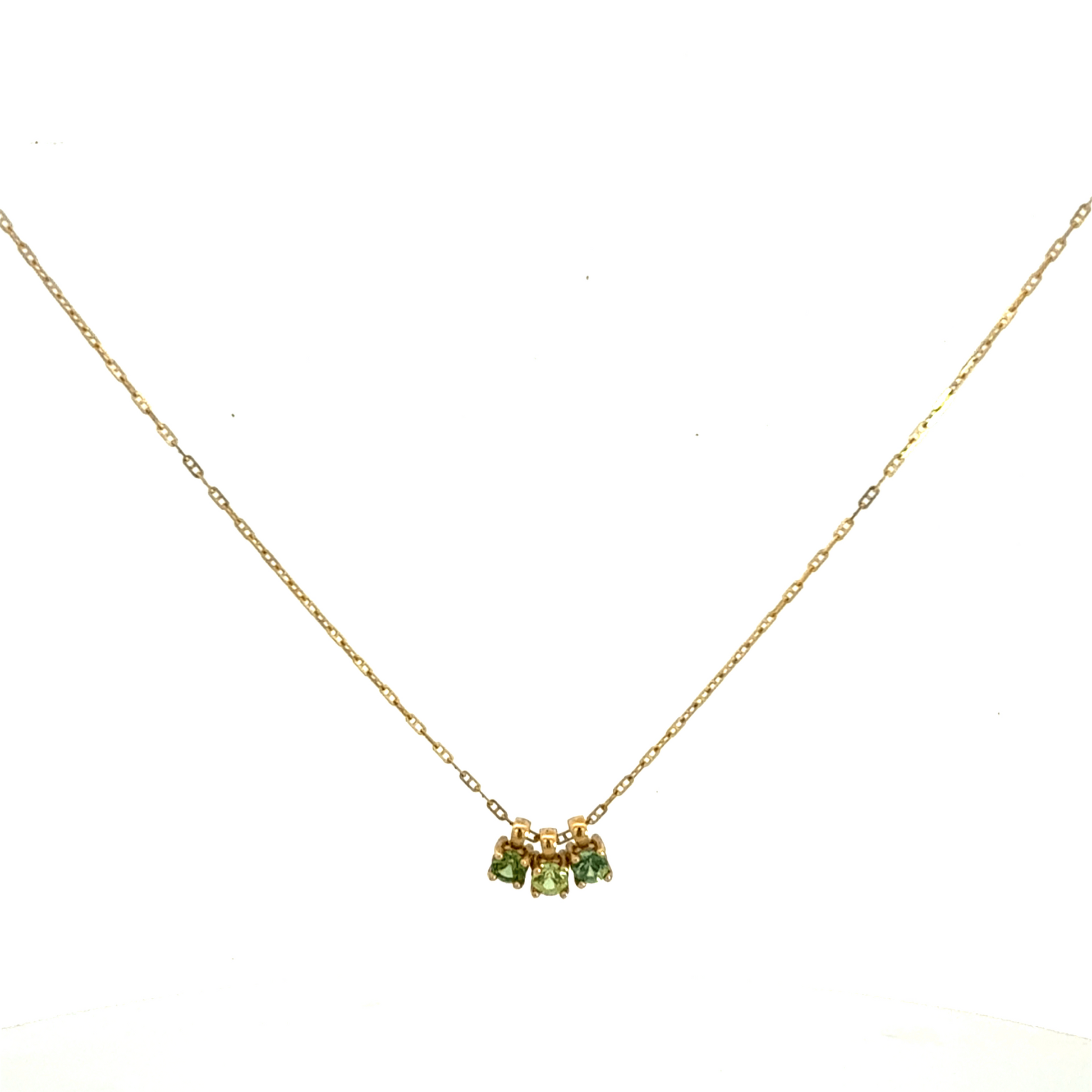 Teal Sapphire Necklace Australian Handcrafted Pania Fine Jewellery 