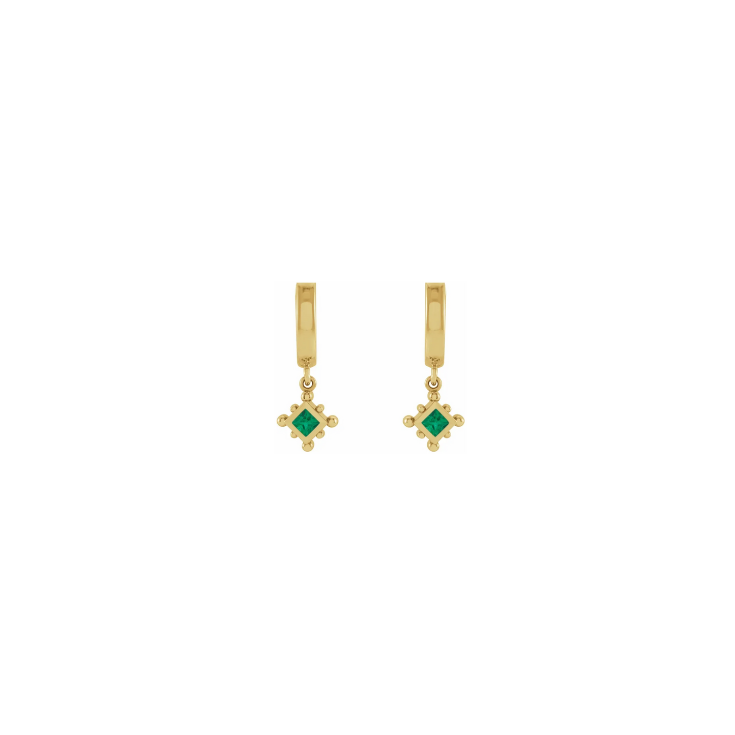 Aurelia Gemstone Hoop Earrings