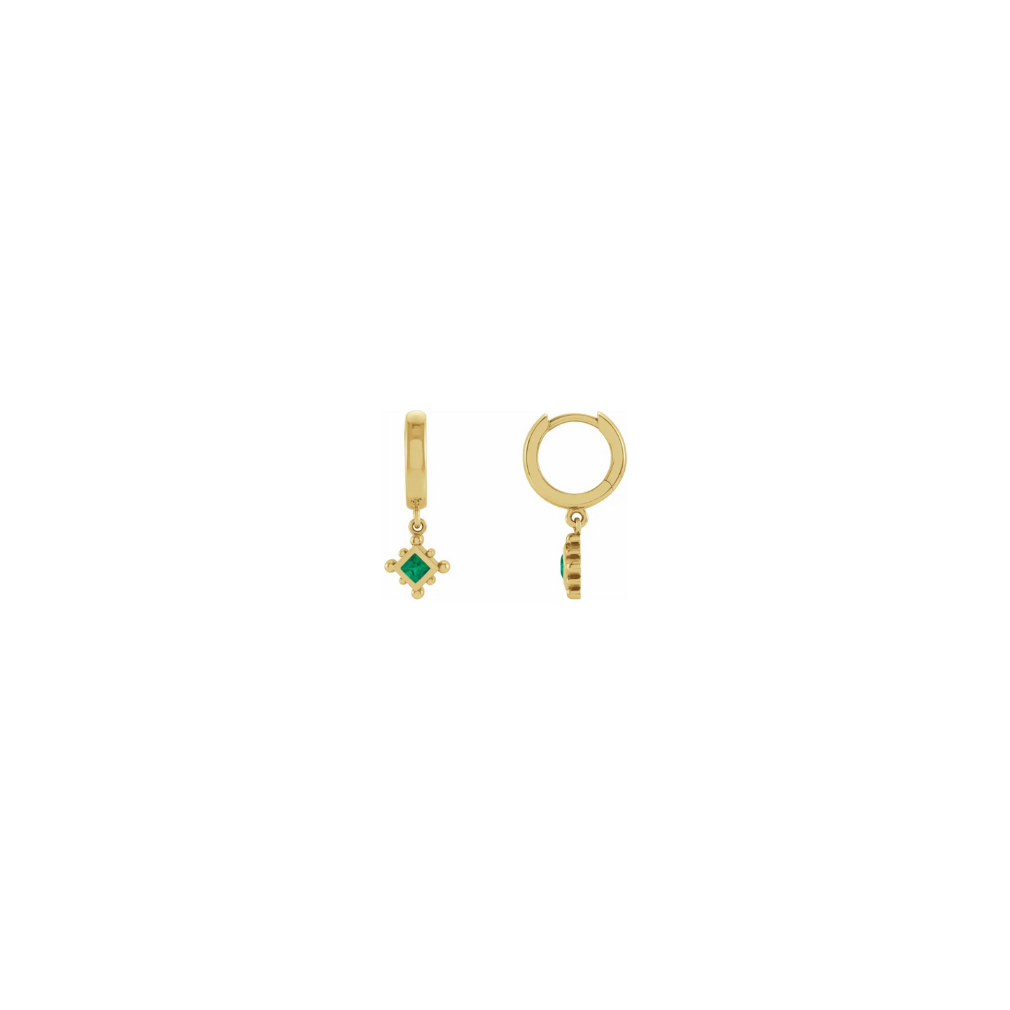 Aurelia Gemstone Hoop Earrings