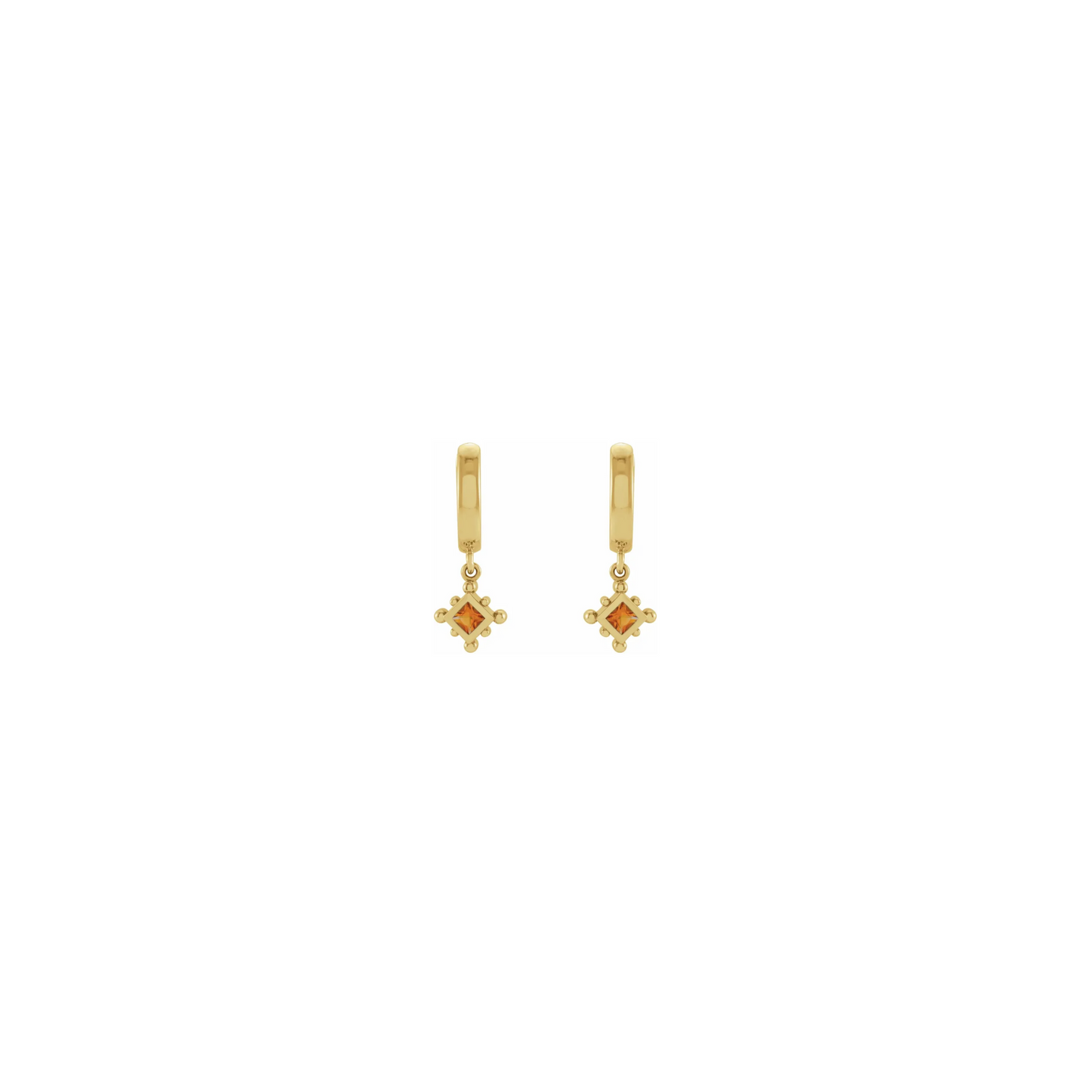 Aurelia Gemstone Hoop Earrings