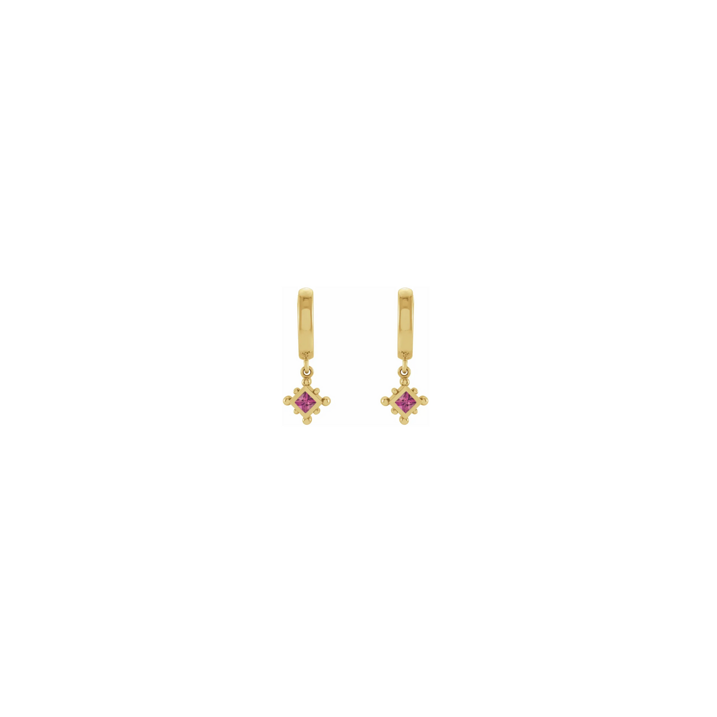 Aurelia Gemstone Hoop Earrings