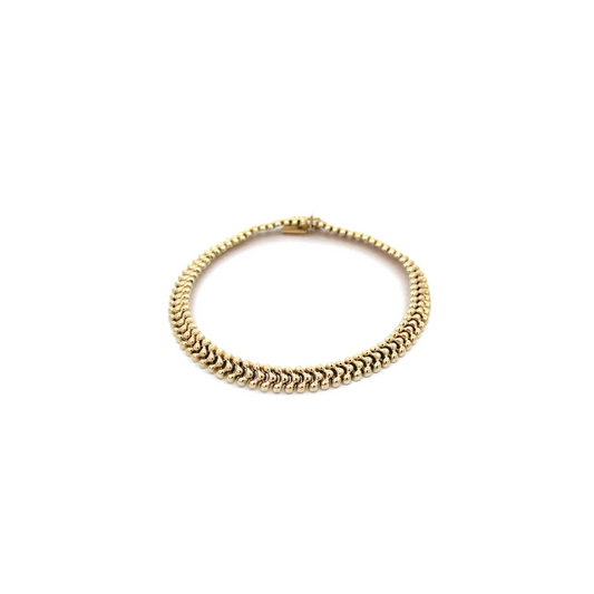 9ct Yellow Gold Fancy Link Bracelet
