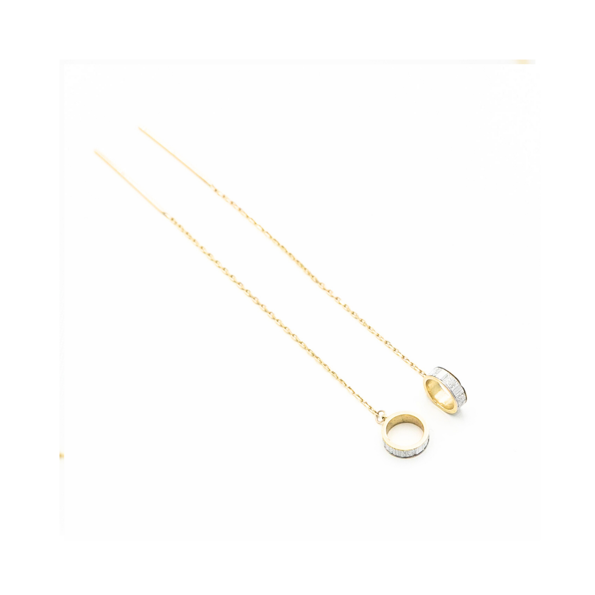 9ct Thread Drop Earrings Handcrafted Pania Fine Jewellery Australia