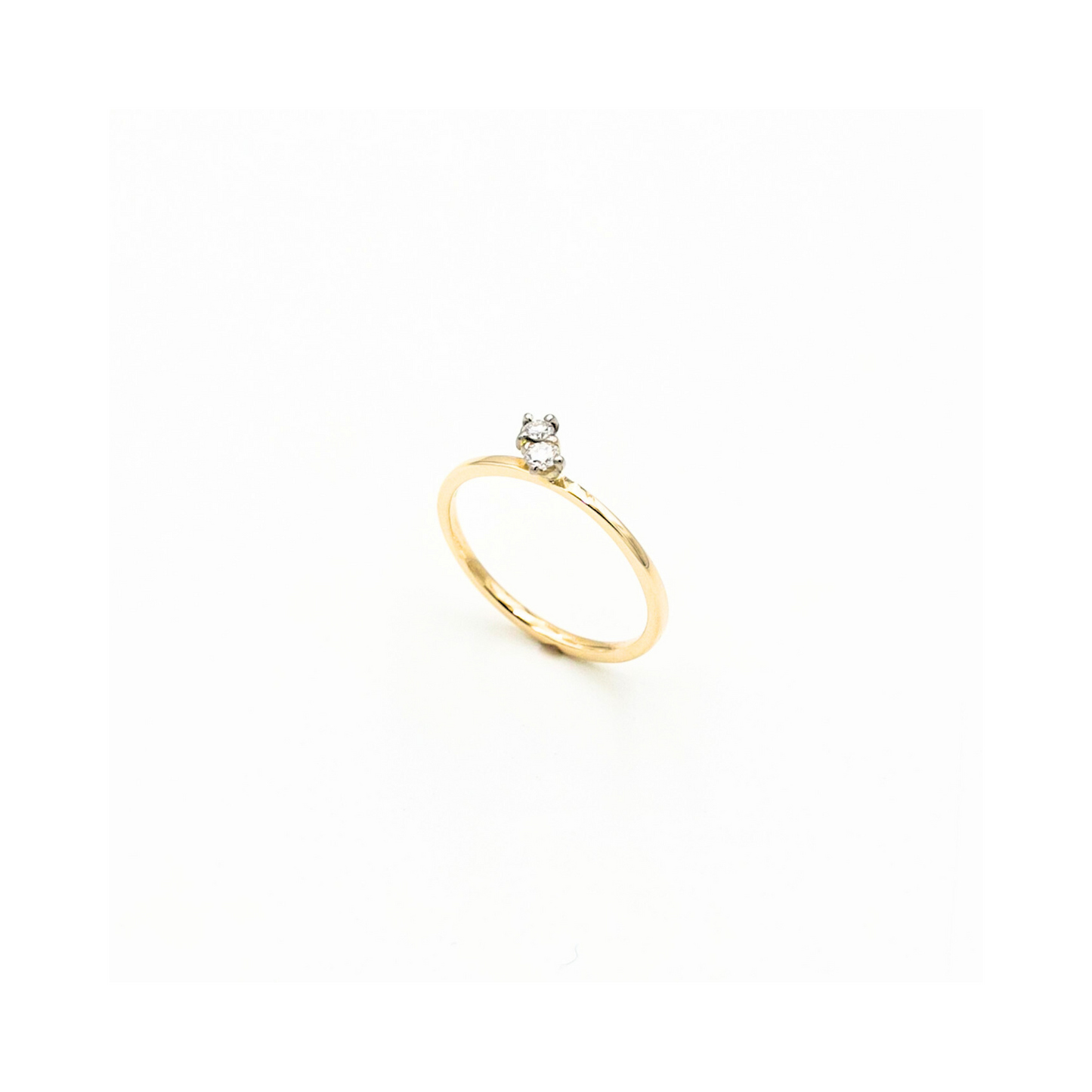 Fine Diamond Stack Ring Handmade Pania Fine Jewellery Australia