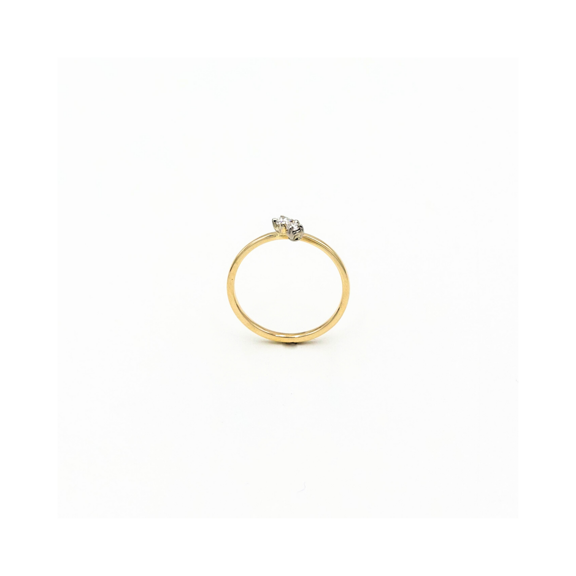 Fine Diamond Stack Ring Handmade Pania Fine Jewellery Australia