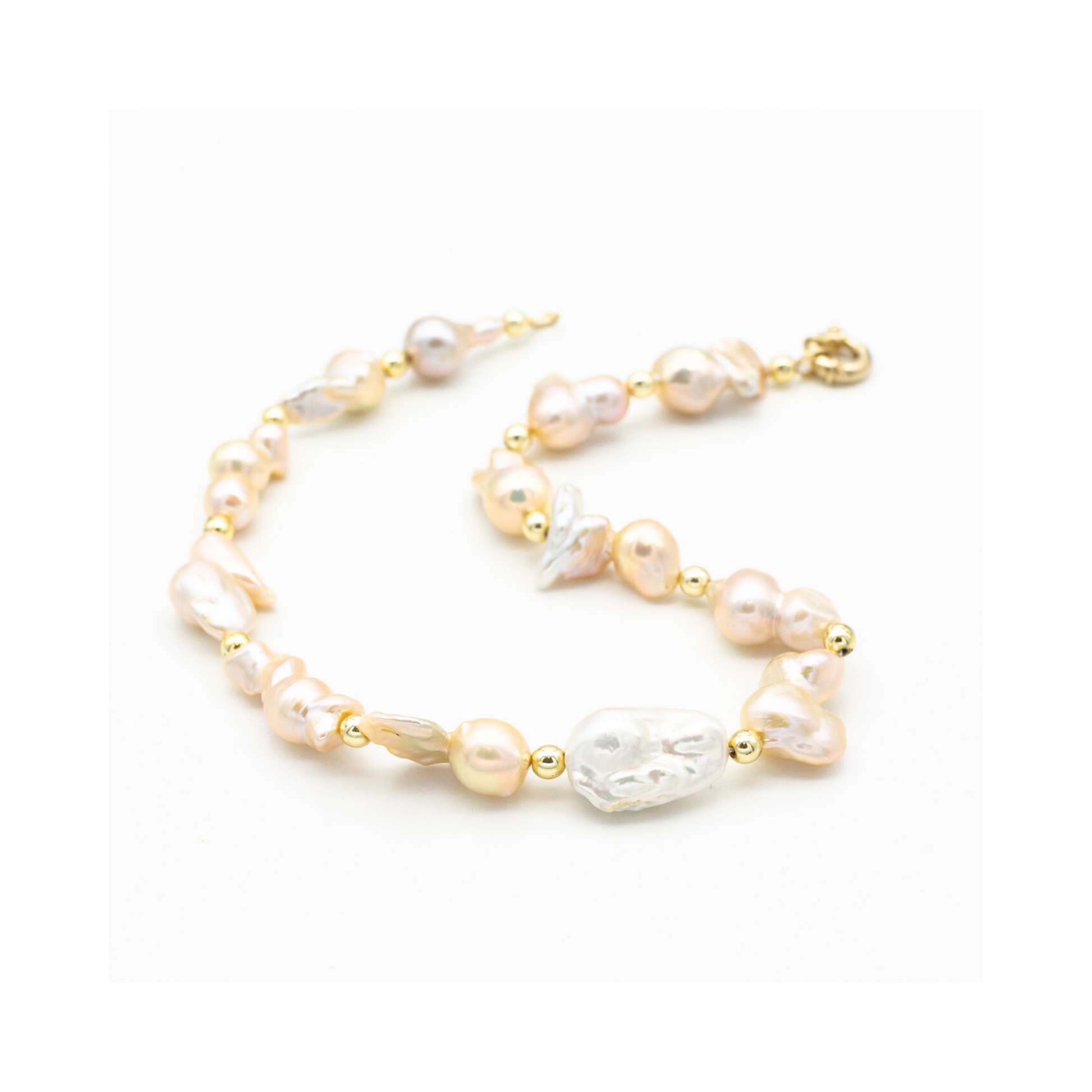 Free-Form Baroque Pearl Necklace Pania Fine Jewellery Australia 