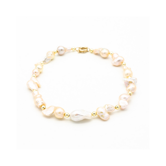 Free-Form Baroque Pearl Necklace Pania Fine Jewellery Australia 