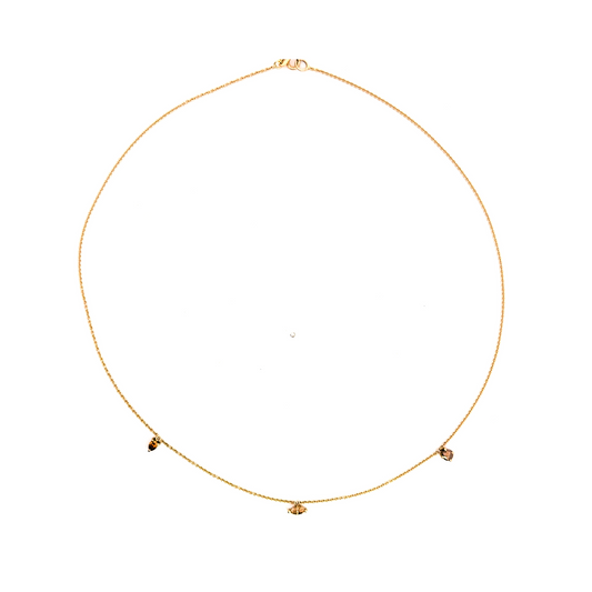 Fancy Cognac Diamond Necklace Handcrafted Pania Fine Jewellery Australia