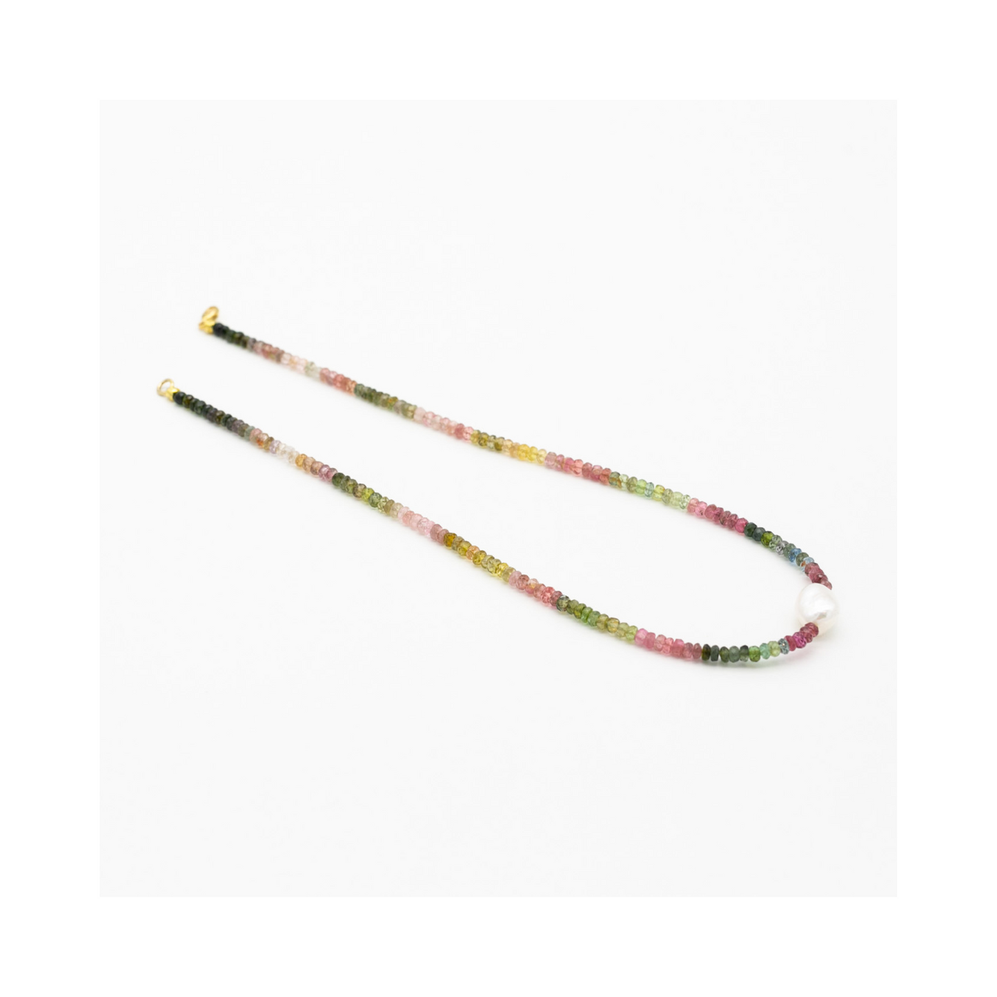 Tourmaline and Freshwater Pearl Necklace