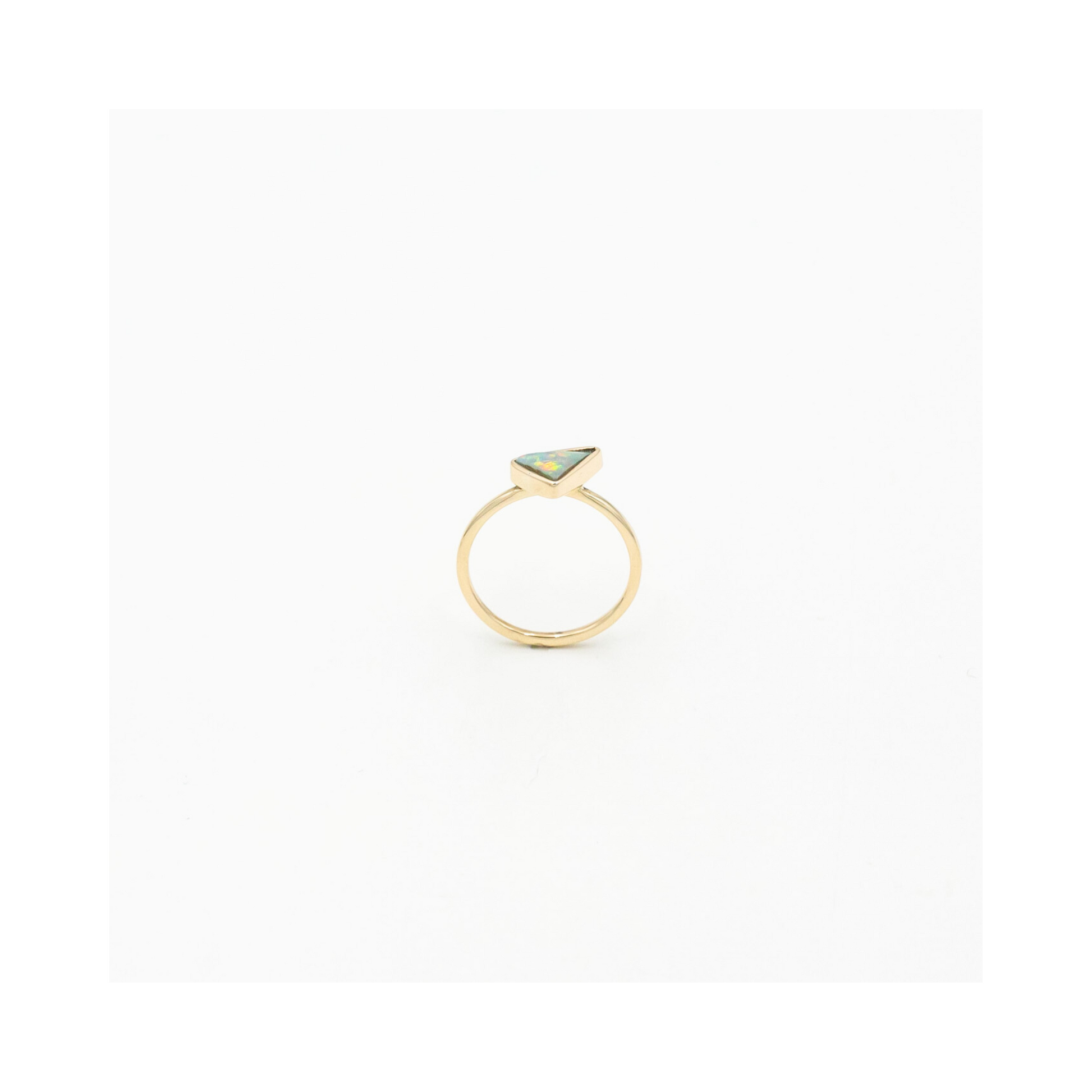 Free Form Opal Ring Handcrafted Pania Fine Jewellery Australia
