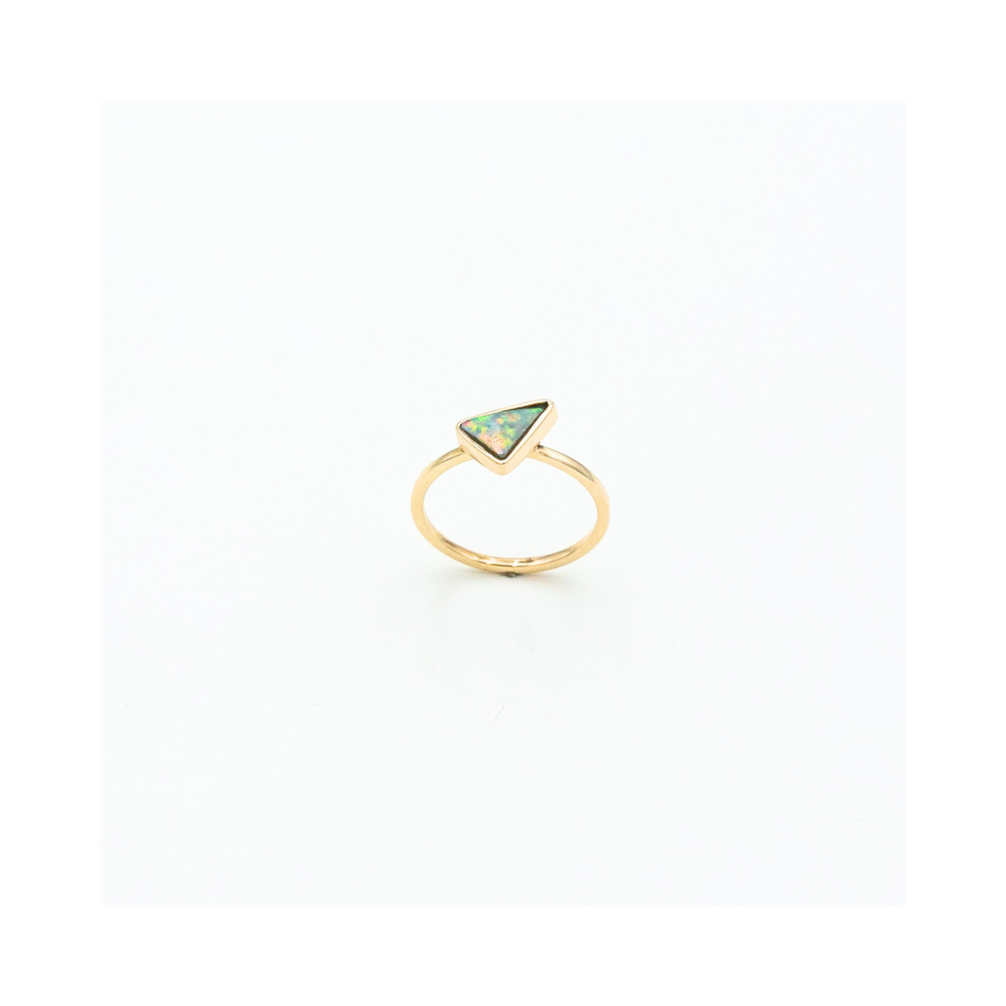 Free Form Opal Ring Handcrafted Pania Fine Jewellery Australia