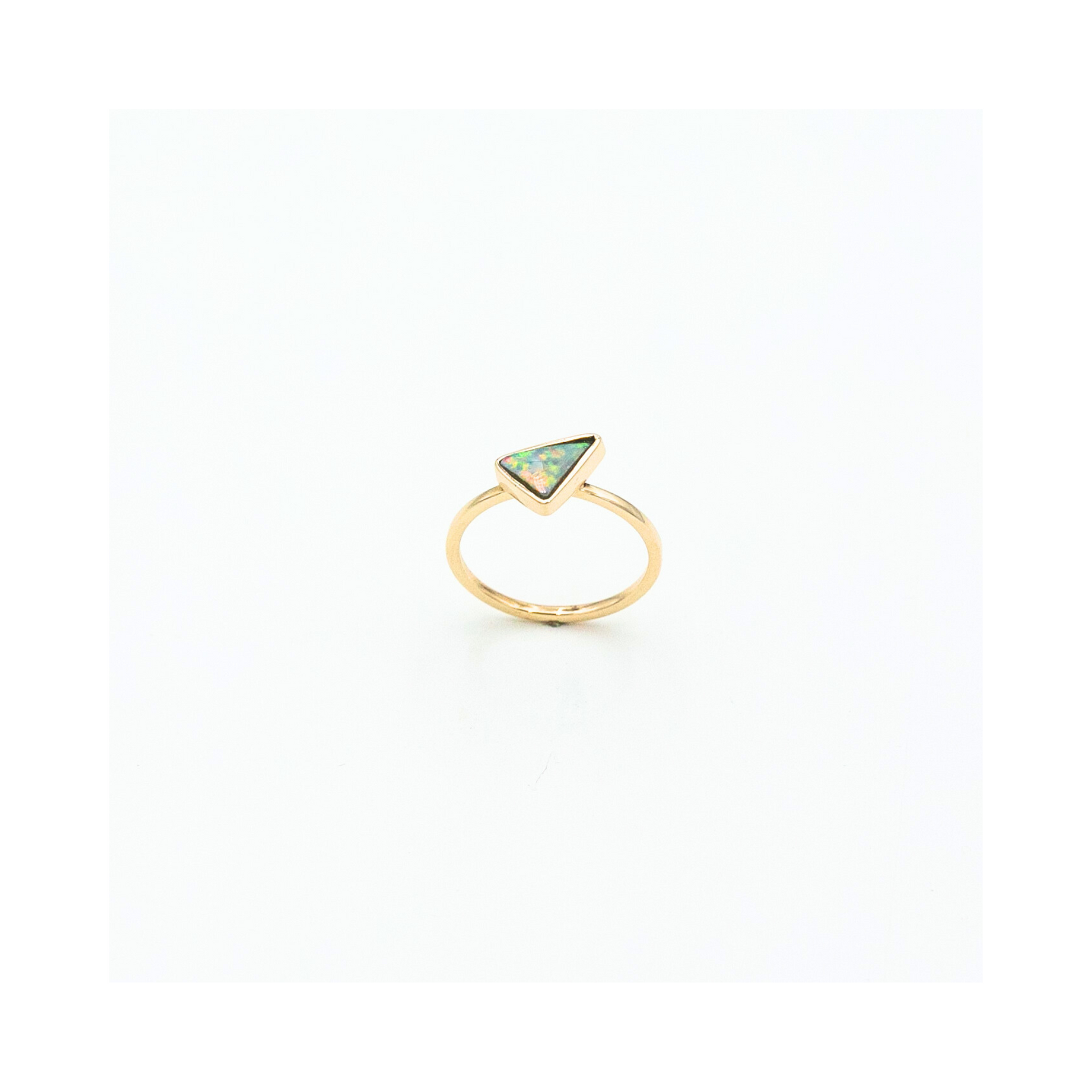 Free Form Opal Ring Handcrafted Pania Fine Jewellery Australia