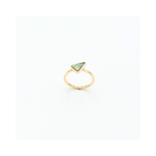Free Form Opal Ring Handcrafted Pania Fine Jewellery Australia