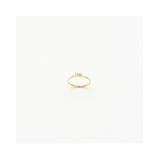 Yellow & White Diamond Stack Ring Pania Fine Jewellery 